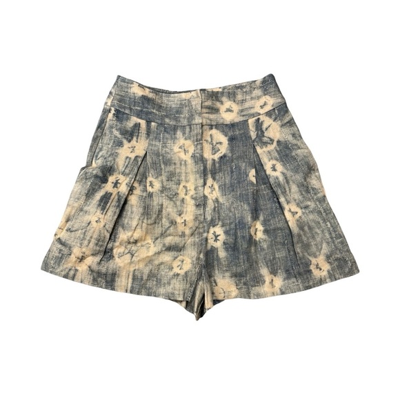 JBQ Just Bee Queen Marlow High Waist Linen Blend Shorts Size XS NWT - Picture 6 of 16